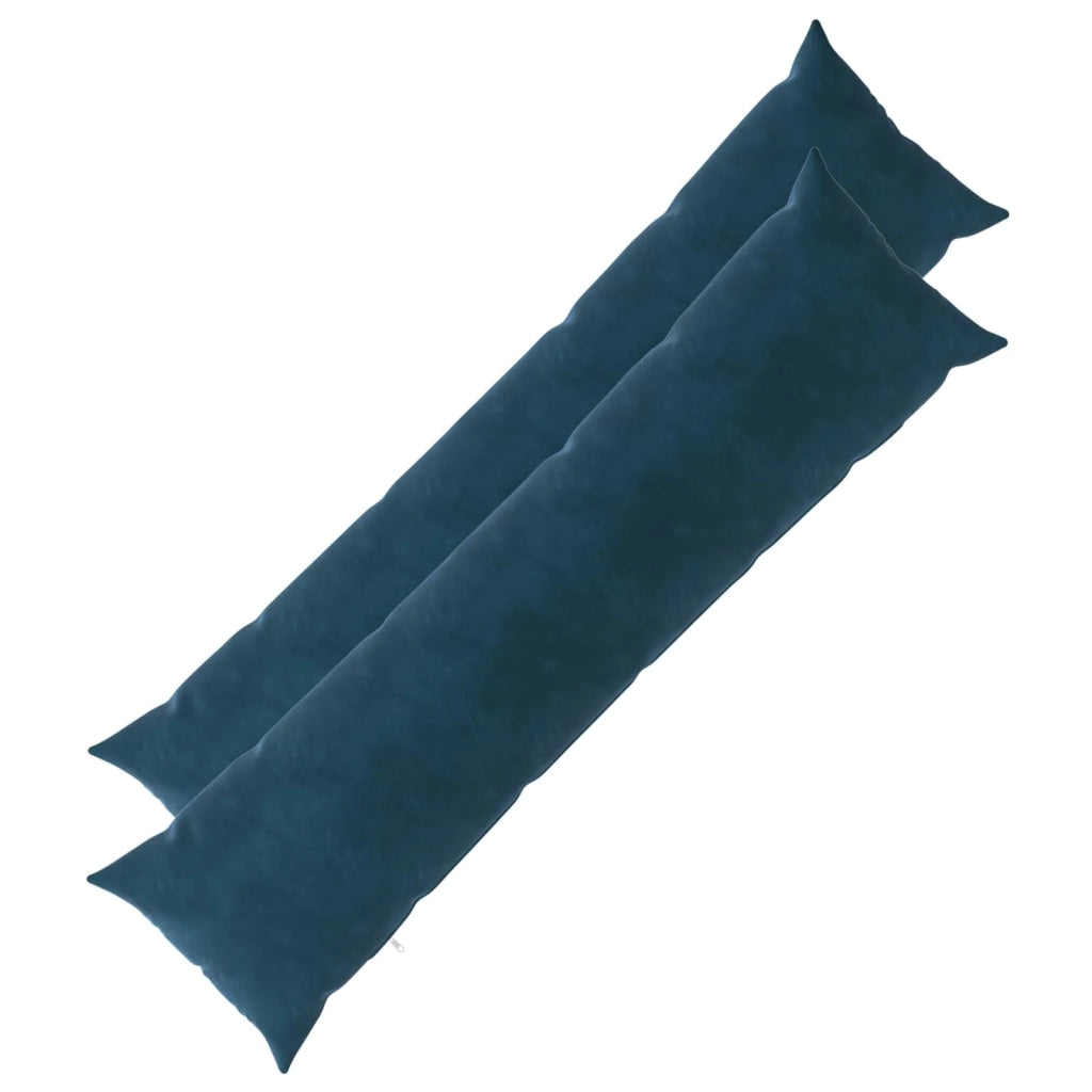 Cuscino con cuscino HEERLEN 2 pz Blu Velluto 926098