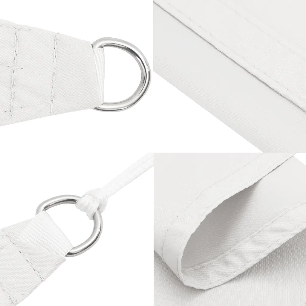 Parasole a vela | Telo Ombra | Vela da ombra Oxford Rettangolare 3x4 m Bianco