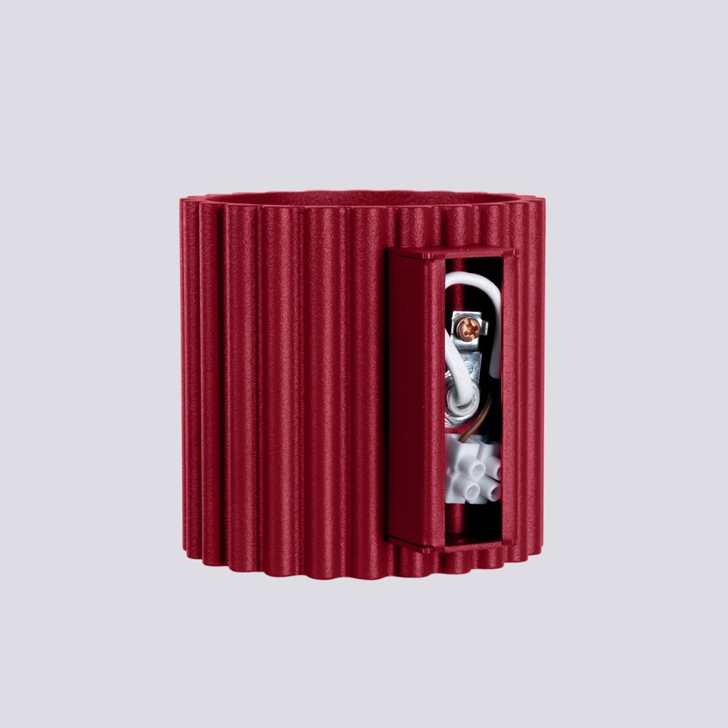 Lampada da parete AURA bordeaux G9