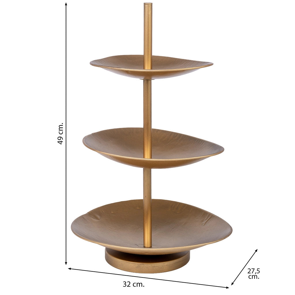 Centrotavola decorativo 32x27,5x49h cm