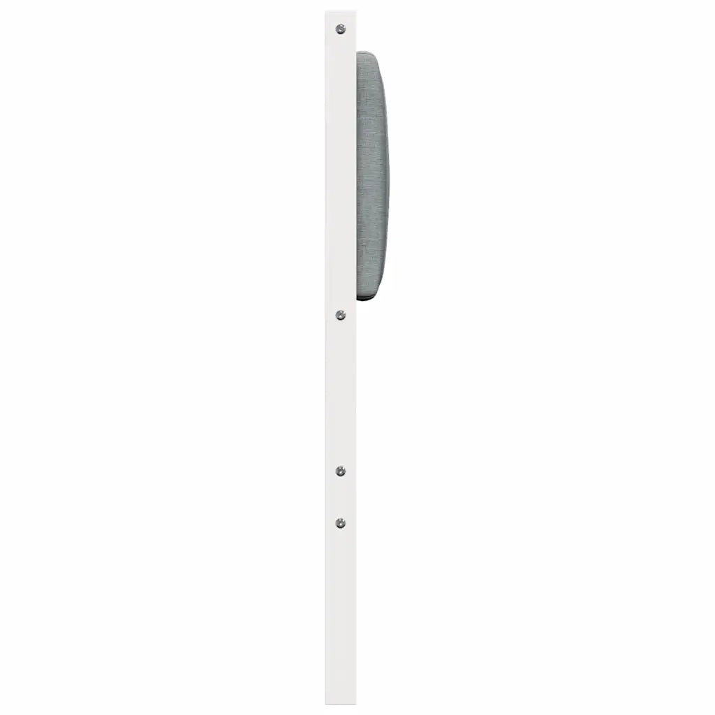 Testiera imbottita con testiera Bianco 90 cm Pino massello 879088