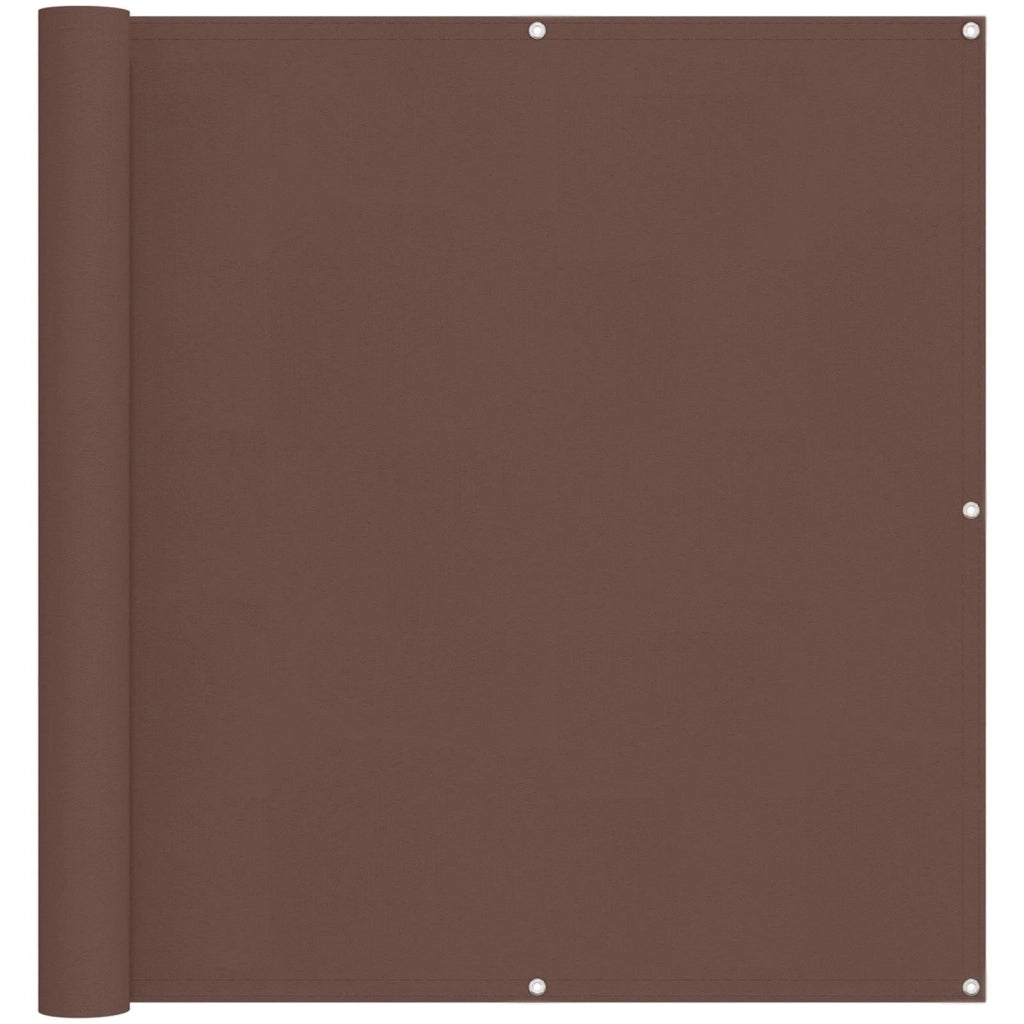 Schermo da balcone Marrone 110 x 300 cm Tessuto Oxford 42030876