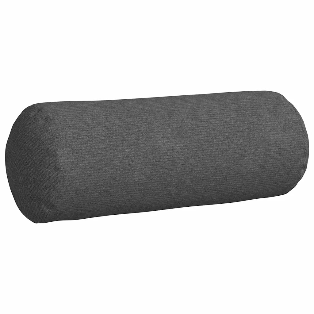 Cuscini a rullo 2 pz | Cuscini per sedie Grigio scuro ? 25 x 70 cm