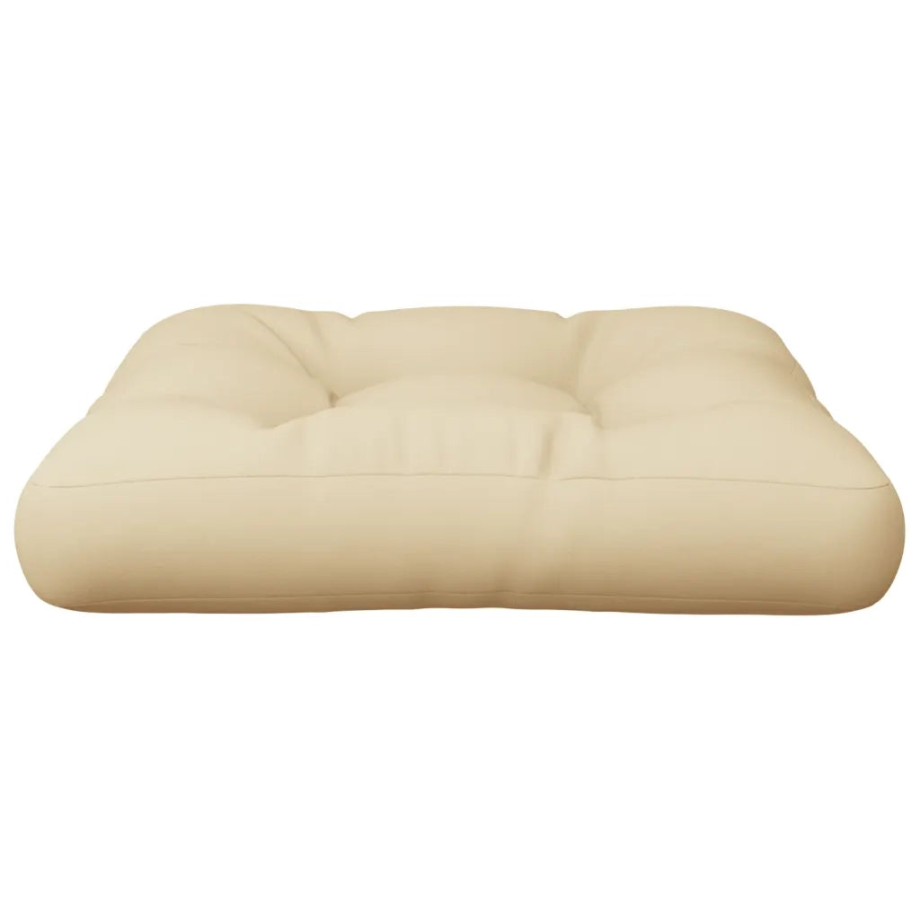 Cuscino per Pallet Beige 60x60x12 cm in Tessuto 360450