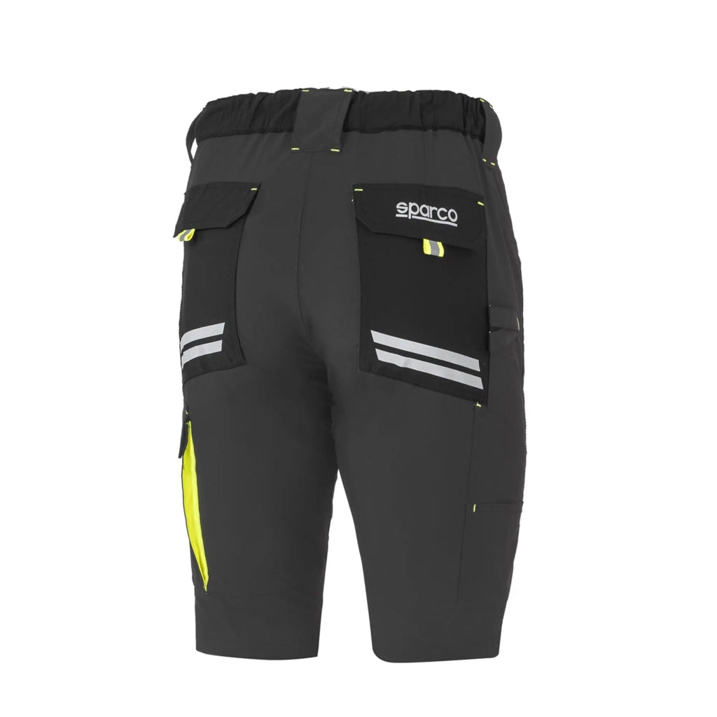 BERMUDA DA LAVORO LAREDO- - tg.M - grigio giallo - 1 pezzi SPARCO