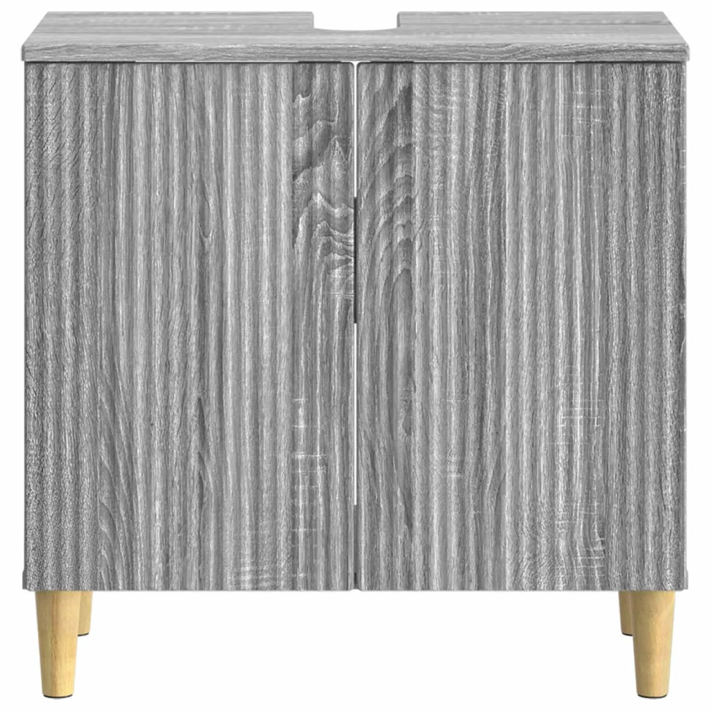 Armadio per Lavabo da Bagno ARNHEM Sonoma grigio 896571