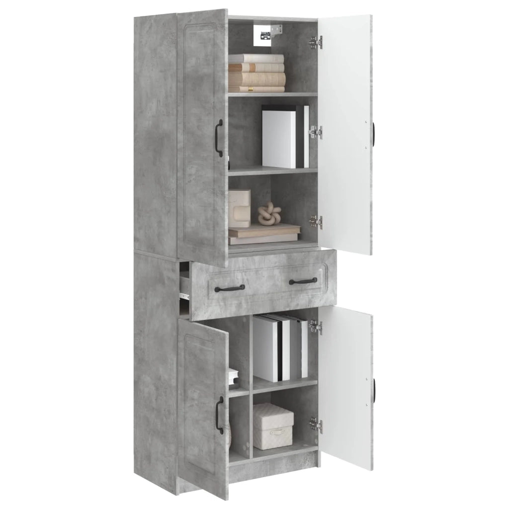Set di armadi 2 pz Grigio Cemento Legno ingegnerizzato 3416991