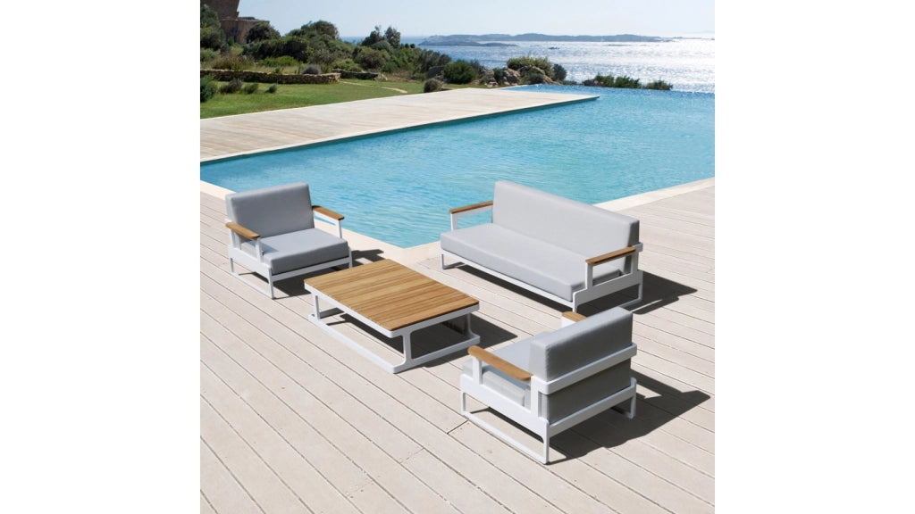 Divano da giardino a tre posti 90x200xH.77 cm - MEB11 - ALTANKA