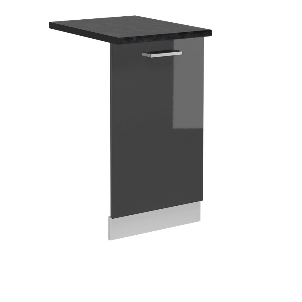 Pannello frontale della lavastoviglie R-Line Antracite lucido/Bianco 45 cm, PL Antracite Vicco