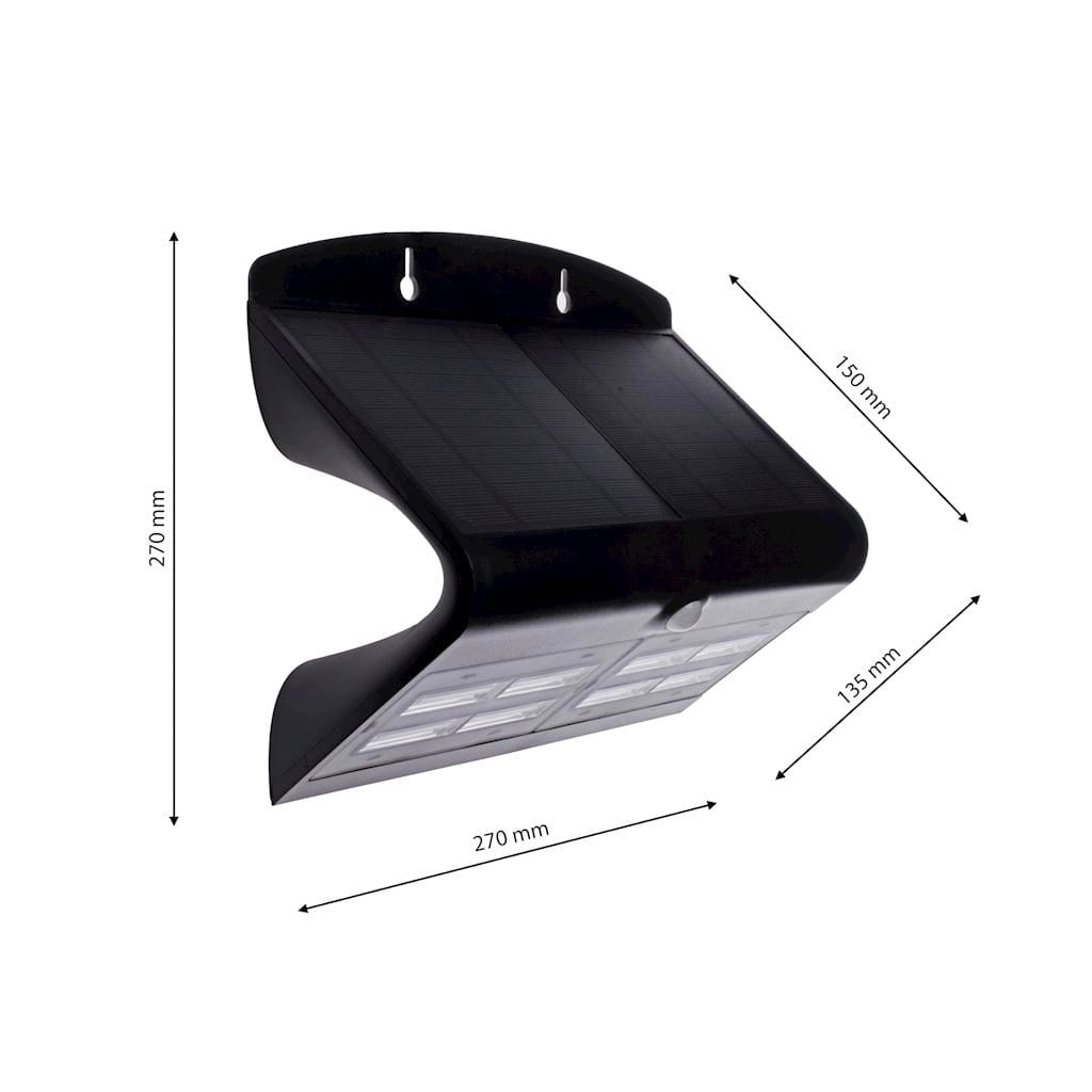 Faro solare LED 6,8W 800lm 4000K IP65 EKO3881 Eko-Light