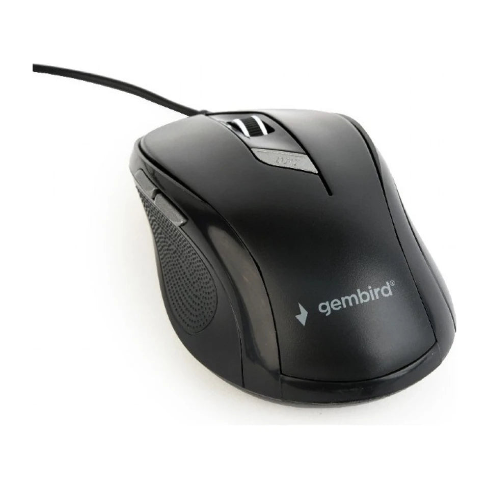 Mouse Gembird MUS-6B-01 Ambidestro USB Tipo-A Ottico 1600 DPI