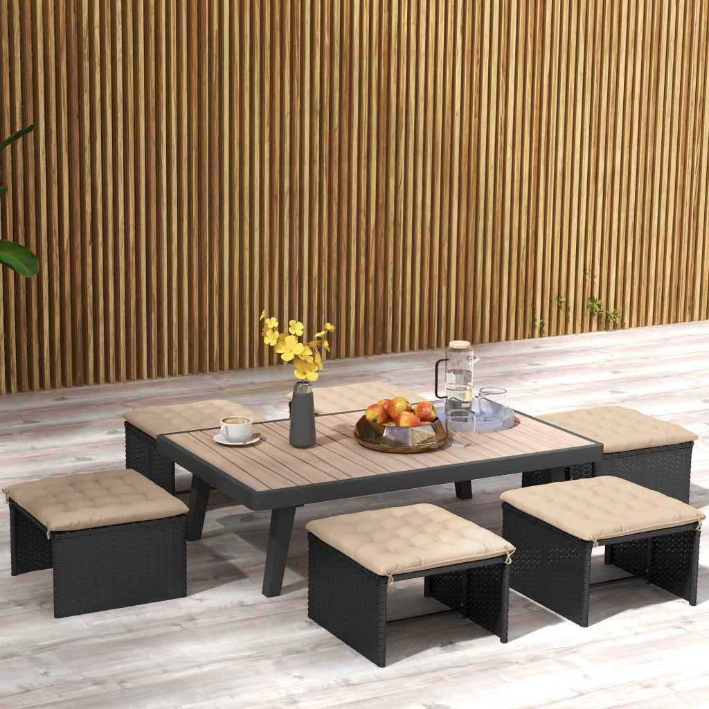 Cuscini per Sedie ¨C Zephmum ¨C Caqui 40x40 cm 6 pezzi