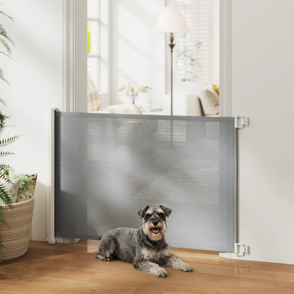 Cancello di sicurezza per scale ¨C Minimal ¨C Grigio metallo plastica