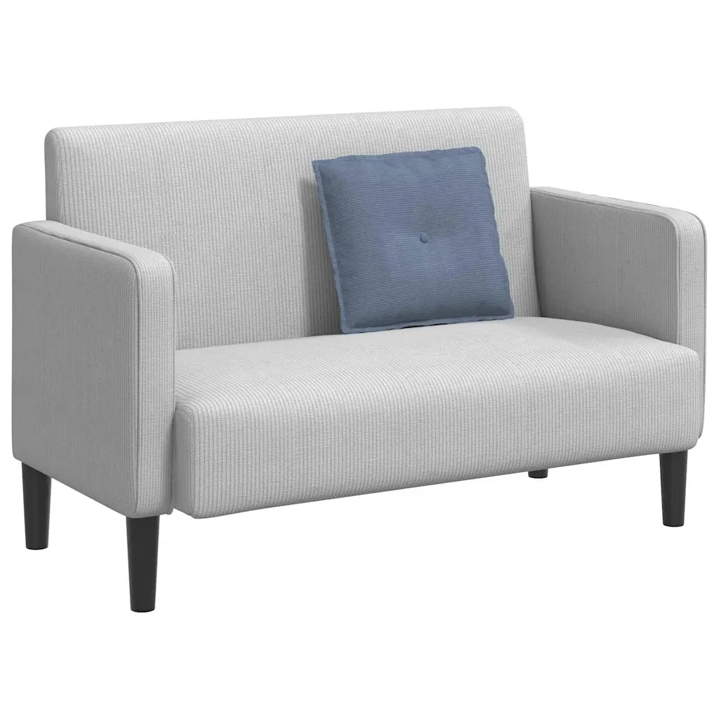 Cuscino per Schiena | Cuscino dorsale Blu 50 x 45 cm Tessuto in Cords