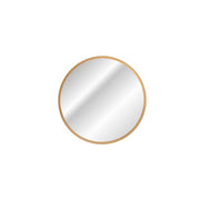 Specchio bagno LED rotondo nero 80x80 cm design