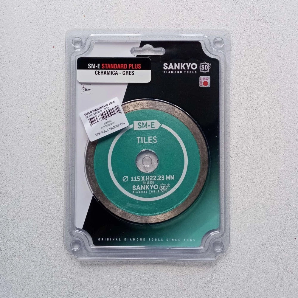 Sankyo sm-e 115mm disco diamantato universale per taglio piastrelle ceramica e gres