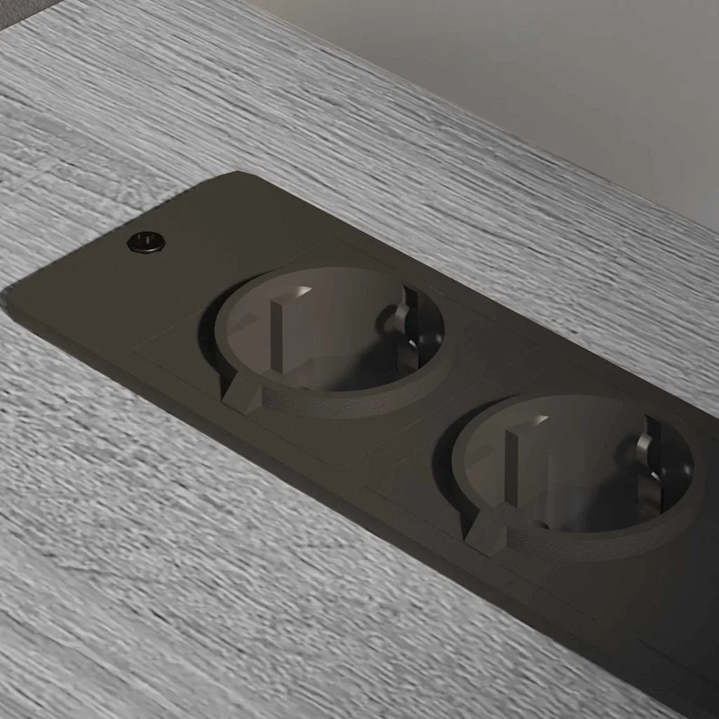 Cabina con Stazione di Ricarica Grigio Sonoma 61 x 46 x 67 cm 859833