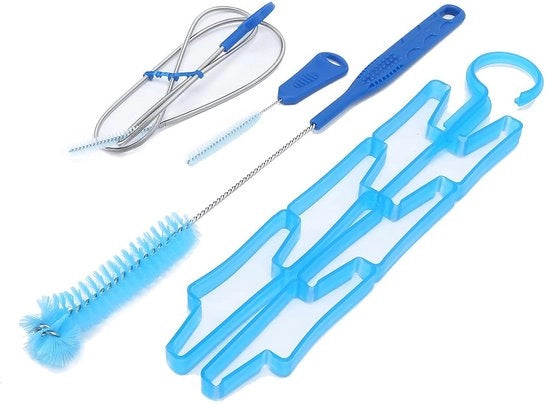 Set di pulizia 4-in-1 per idratazione della gomma - Reservorio d'acqua - Bicicletta - Corsa in linea - Manutenzione - Pulizia efficiente - Kit di pulizia