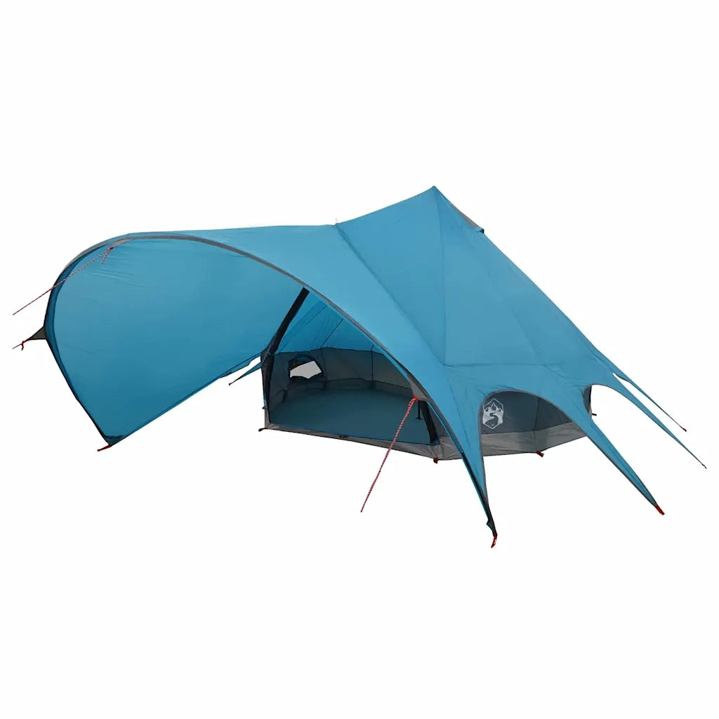 Tenda Teepee per 7 Persone Blu e Grigio 600 x 600 x 347 cm 42004015