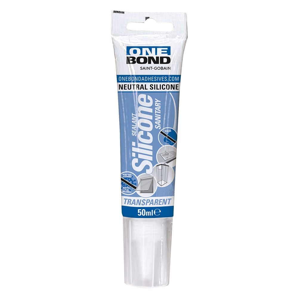 Silicone Neutro Tubetto Trasparente Onebond Sanitary 50 ml