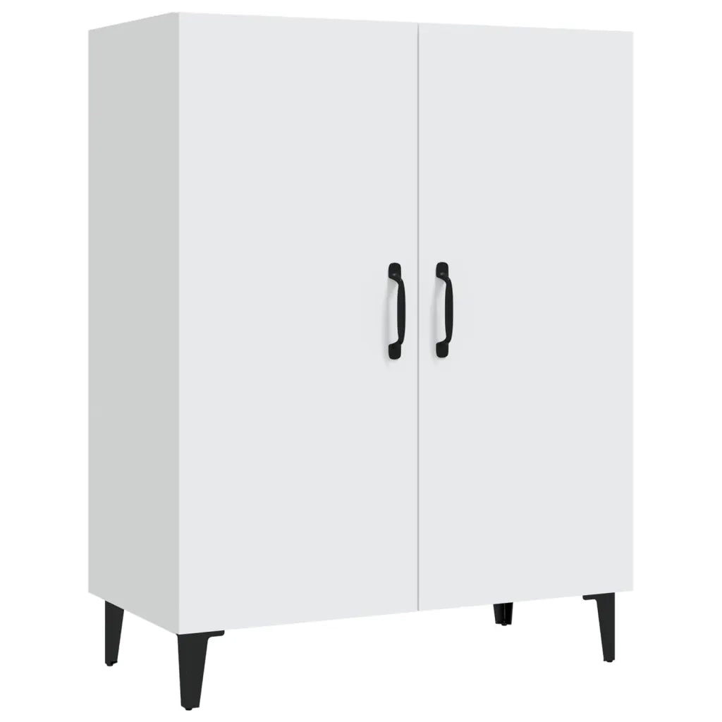 Credenza-Buffet-Armadio da cucina Bianca 70x34x90 cm in Legno Multistrato