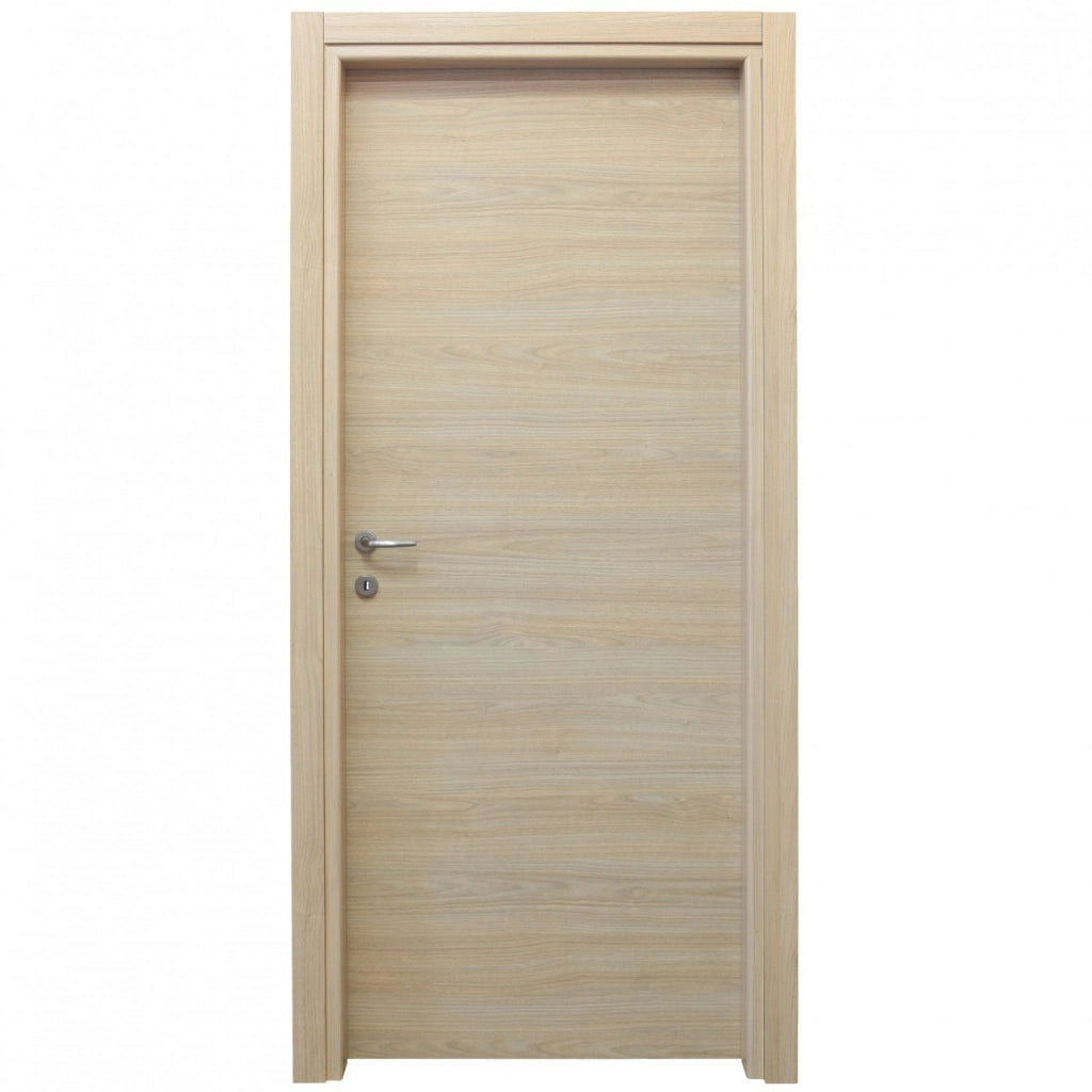 (2c) Porta Mod. Microtec Cm. 210 x 90 Rovere Sbiancato