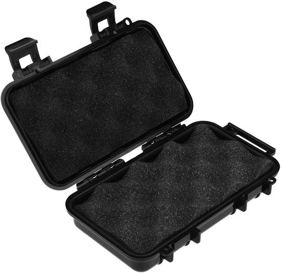 Cassa di sicurezza portatile - Contenitore di stoccaggio - Impermeabile e robusto - Nero - Per uso all'aperto - Compatta e pratica