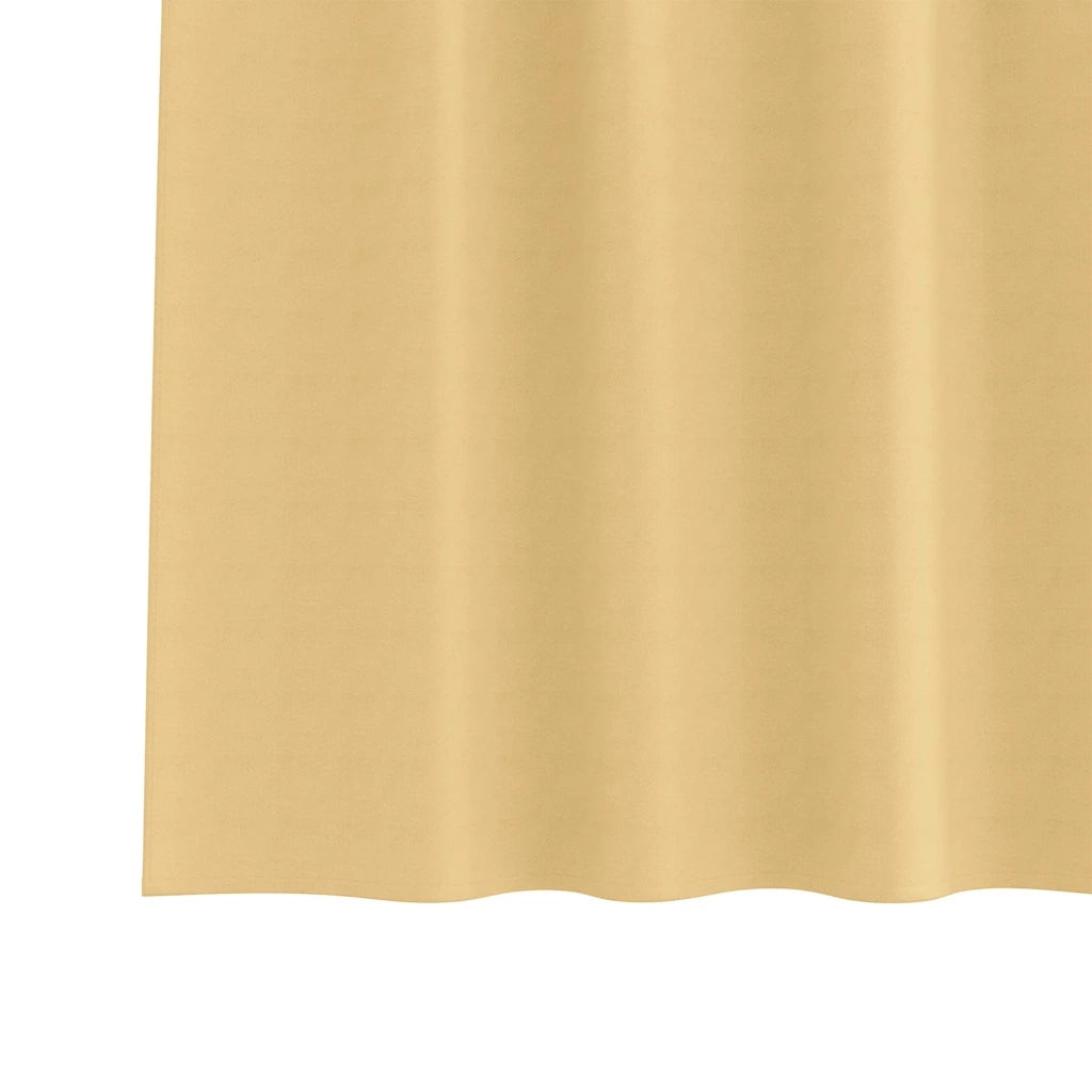 Tende Blackout con Anelli 2 pcs Beige 175 x 140 cm Poliestere 4107534