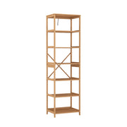 Vicco Scaffale Bambù 48.3 x 166.5 cm con 7 scomparti