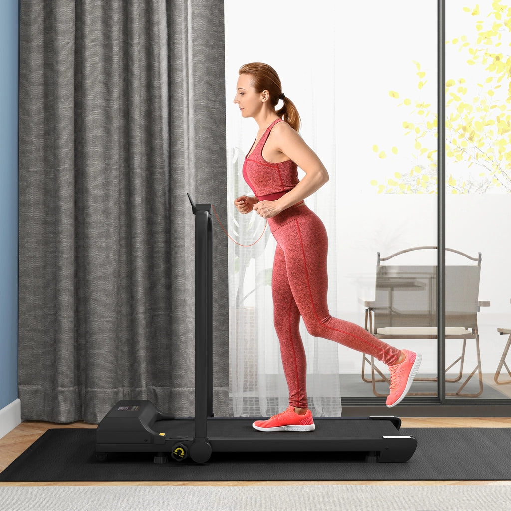 Tapis Roulant Pieghevole 2,5 HP ¨C Minimal ¨C Nero, LED, Telecomando, 10 km/h