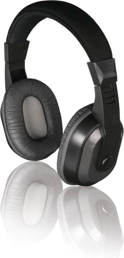 Cuffie da ascolto sovrapposte con cavo lungo e regolatore del volume per TV e musica - Adattatore 3,5 mm e 6,35 mm