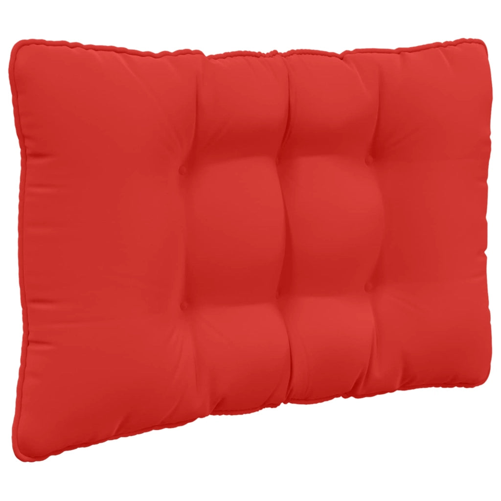 Cuscino per divano da esterno 3 pcs Rosso Poliestere 900920