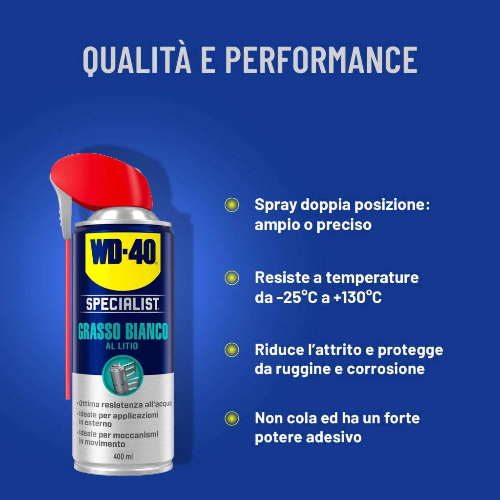 Grasso Bianco al Litio Spray Wd 40 400 ml