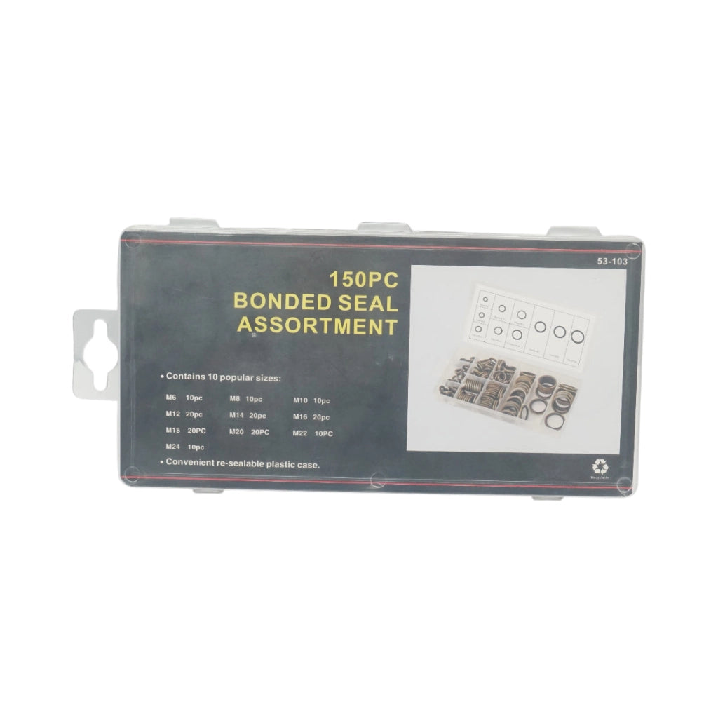Kit guarnizioni metalliche con gomma M6-M24 150 pezzi