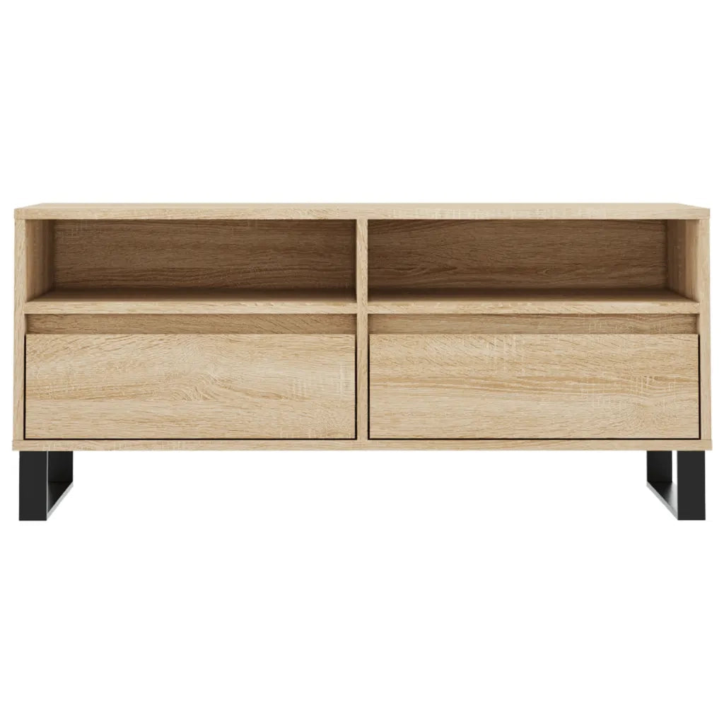 Mobile TV Rovere Sonoma 100x34,5x44,5 cm in Legno Multistrato 831247