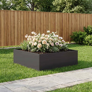 Vaso da giardino Nero 100 x 100 x 30 cm 8005078