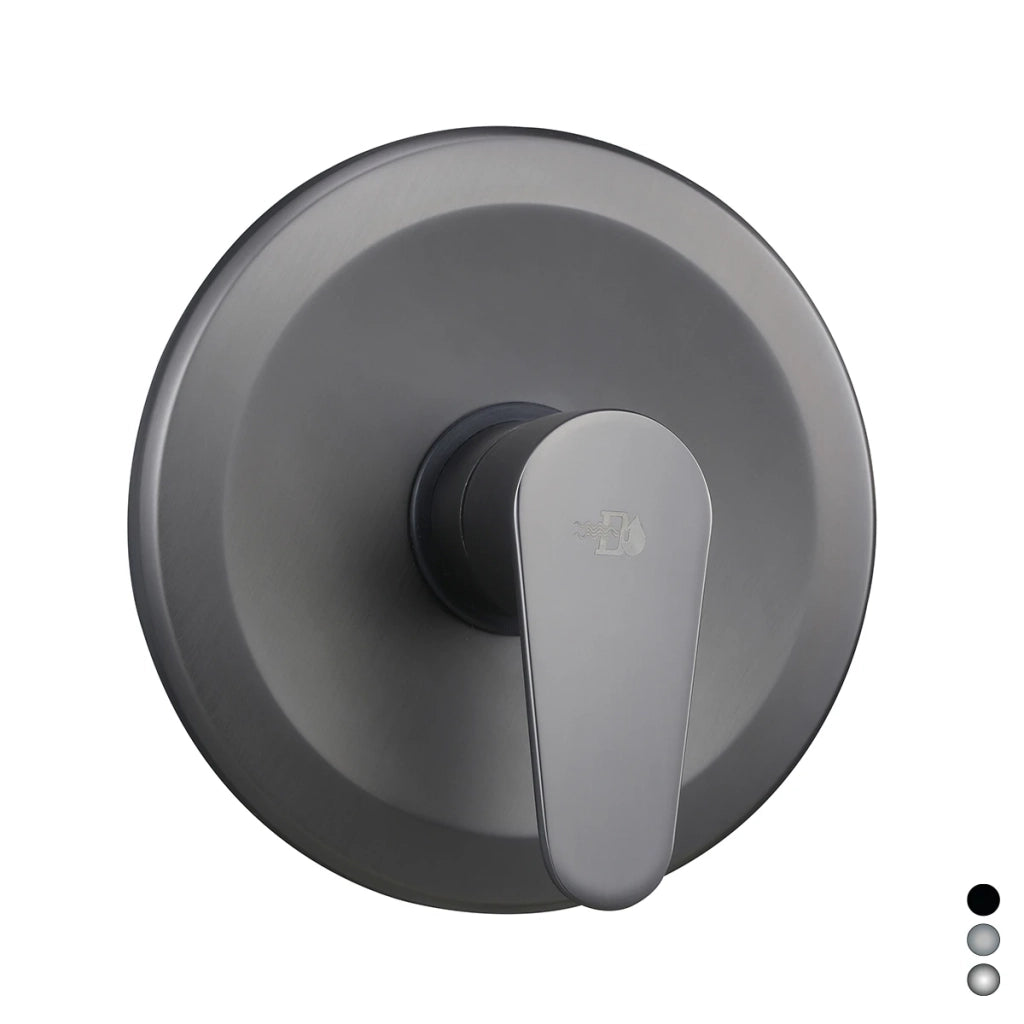 Miscelatore monocomando incasso doccia DH Nero opaco