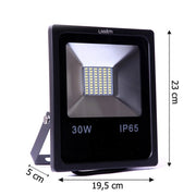 Trade Shop - Faro Professionale A Led 5730 Per Esterno Ip65 Wisdom 30w 2 Effettivi -