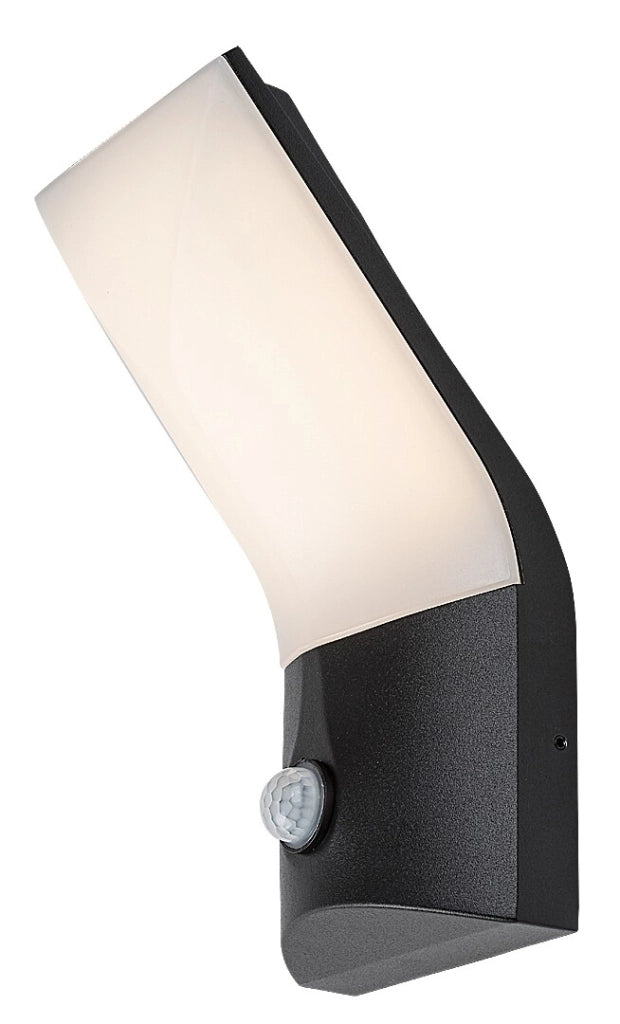Applique esterna Rabalux Tolna nera LED 10W PIR IP54