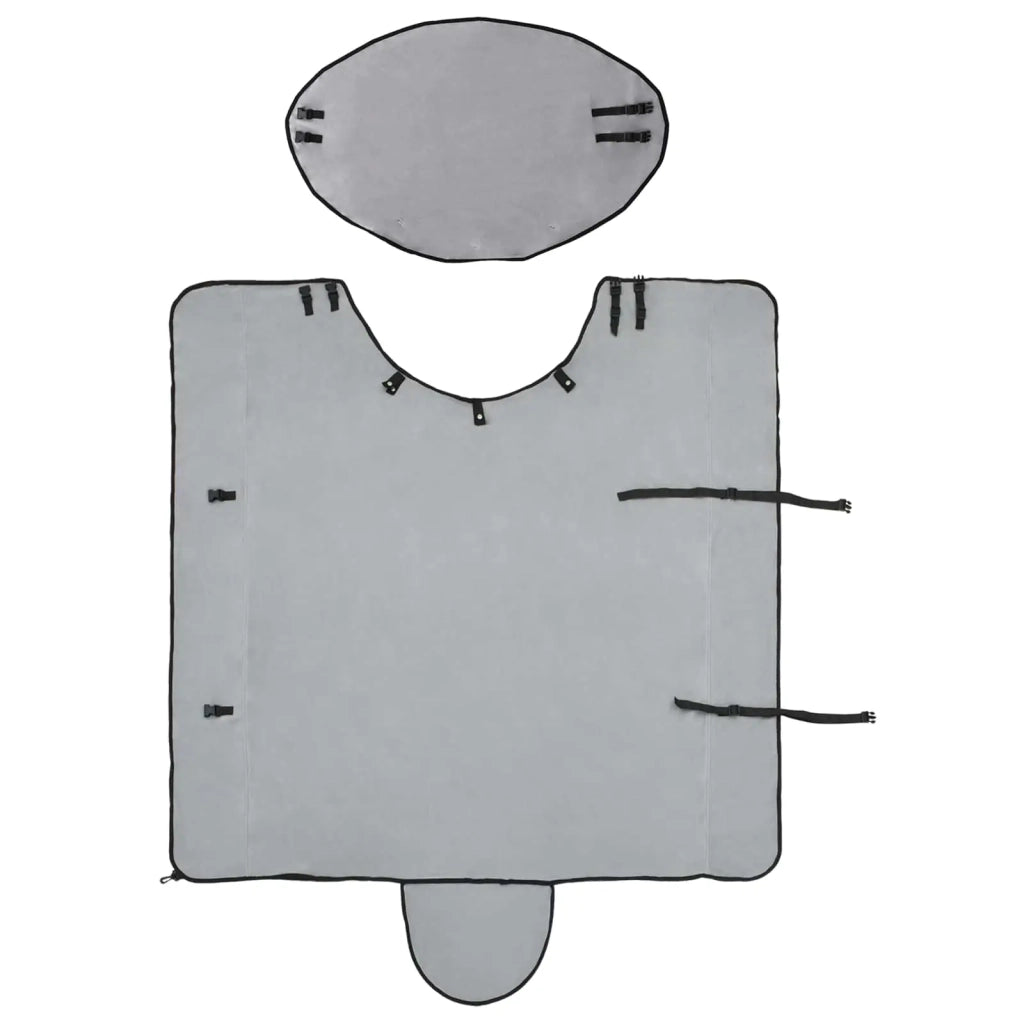 Coperta per Cavalli Grigio chiaro e rosa completo 145 cm 42013294