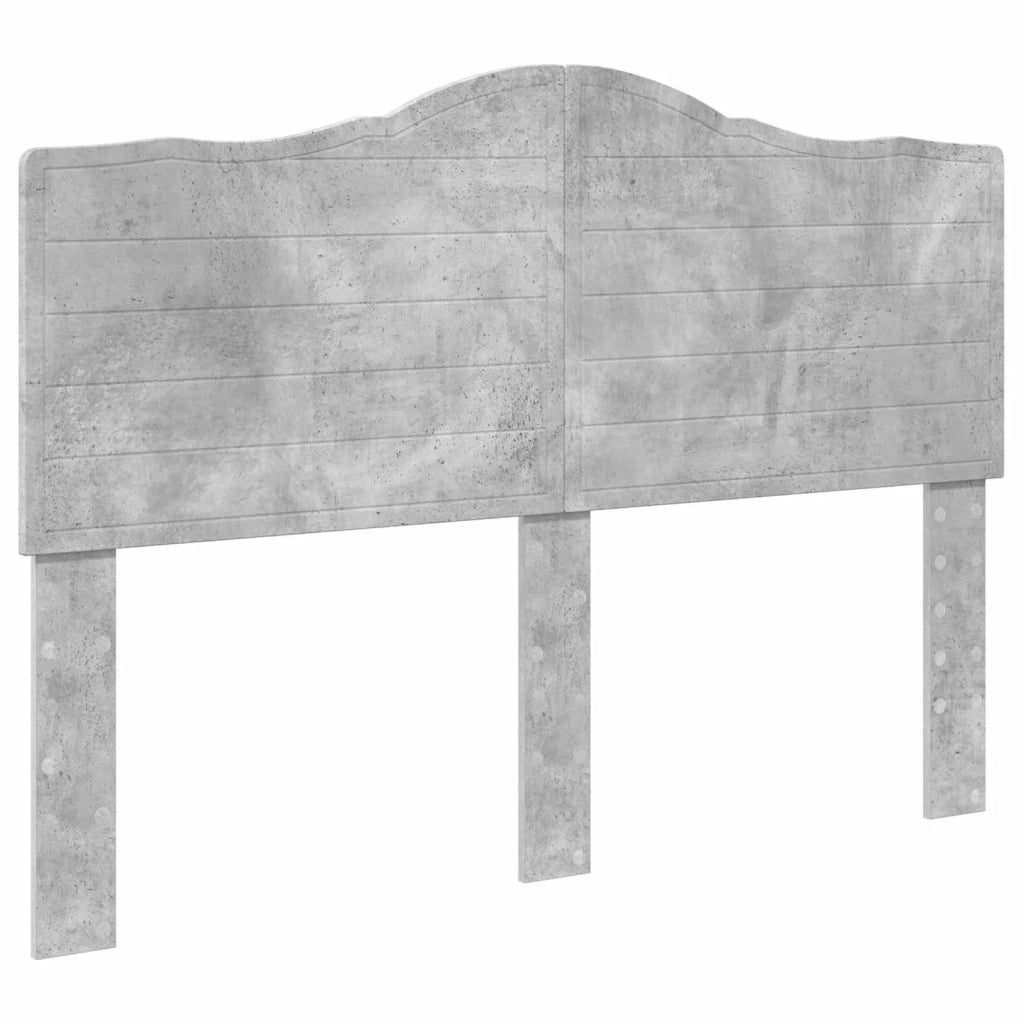 Struttura del letto con testiera Grigio cemento 140 x 200 cm 3413597