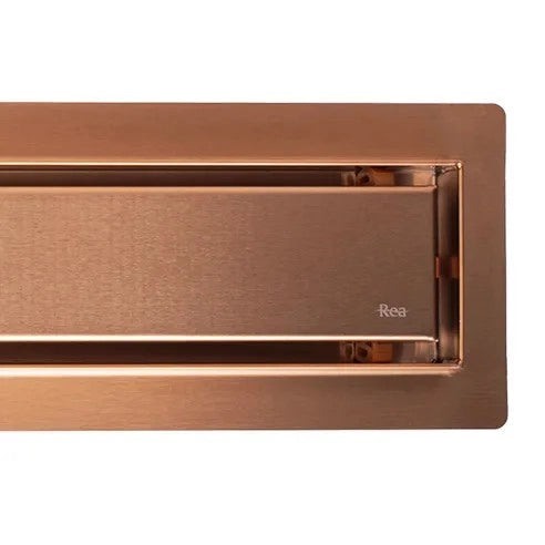 Scarico Lineare Rea Neox Pro Brush Copper 60