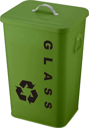 Bidone glass in acciaio capacit… 26 lt verde