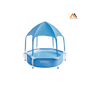 PISCINA CON TELAIO 'CANOPY METAL FRAME' cm 183 x 38 - capac.