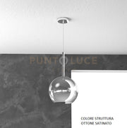SOSP. OTTONE SAT. 1 LUCE MEDIA CROMO 1155OS-SM-CR
