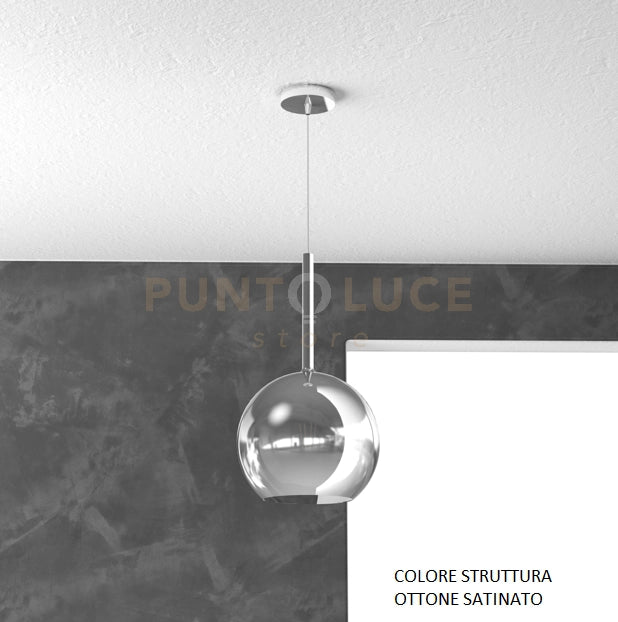 SOSP. OTTONE SAT. 1 LUCE MEDIA CROMO 1155OS-SM-CR