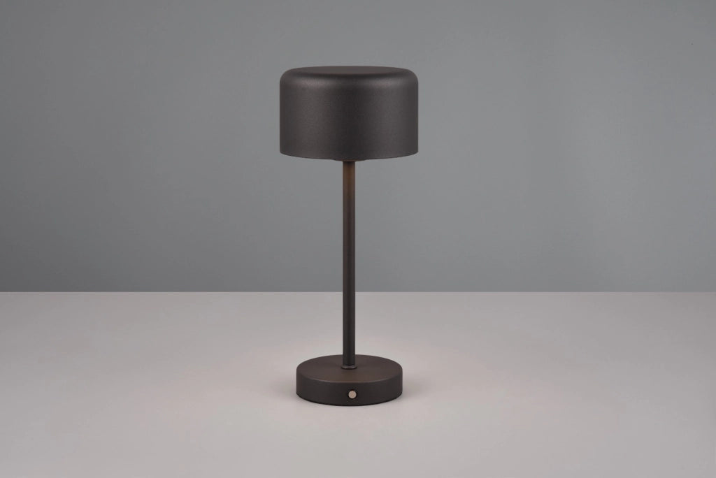 Lampada da tavolo ricaricabile touch LED nera RL Jeff