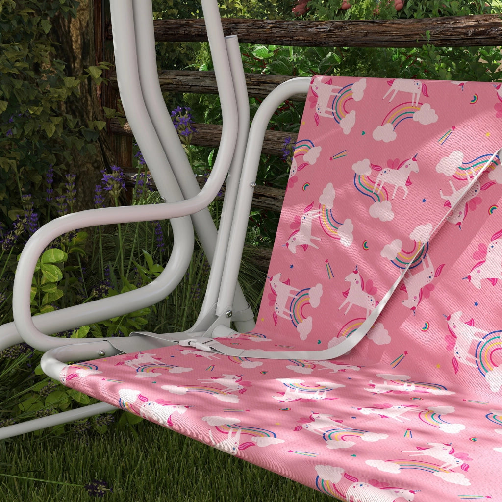 Altalena per bambini 2 posti ¨C Minimal ¨C rosa