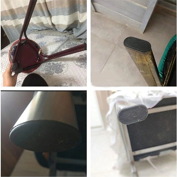 PUNTALE PER TUBO OVALE 40x20 mm - 100 pezzi