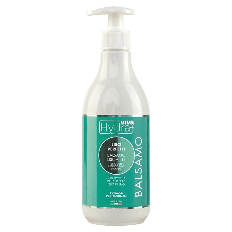 HYDRA VIVA BALSAMO LISCI PERFETTI CON PROTEINE DELLA SETA E OLIO DI LINO 500 ML